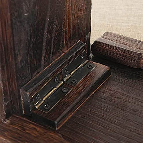 Meditation Bench, Foldable Meditation Bench, Solid Wood Yoga Stool, Oblique Leg Meditation Stool/Strong Load-Bearing/Carrying Belt/Relieving Fatigue/A / 40 * 19.5 * 16cm