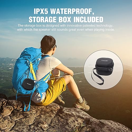 Soundary Ceramic Craft Bluetooth Speaker for Meditation & Yoga, Sound Therapy Machine for Stress Relief, Sleep Aid and Focus, Deep Bass, Louder Volume, Light Effect for Boxing Breathing (Purple) - color: Purple