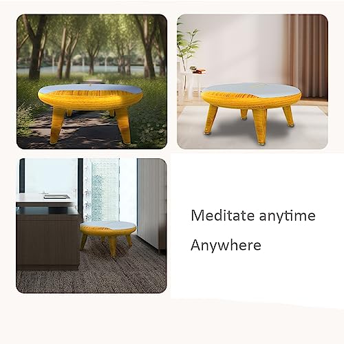 Folding Meditation Bench Meditation Kneeling Stool Non Slip Mat with Simulate 0 Gravity, for Women Men Prayer Yoga