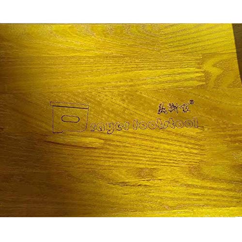 CKIDS Wooden Meditation Bench Kneeling Stool for Prayer Yoga Seat
