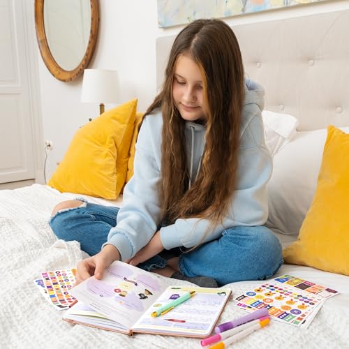 Clever Fox Empowering Journal for Teen Girls – Guided Self-Love Diary with Prompts – Gratitude & Manifestation Notebook, Teenage Gifts (Lavender) - color: Lavender