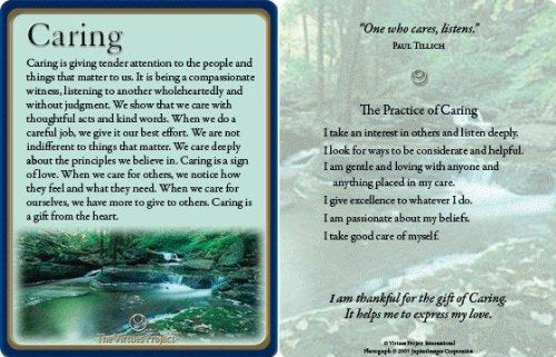 Virtues Reflection Cards