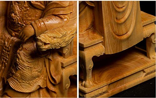 Abstract Sculpture Mazu Statues Sea God Buddha Carvings Solid Wood Home Decorations