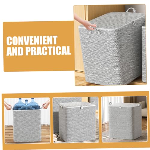 GLEAVI Quilt Storage Bag Multi-use Bedding Organizer for Clothes Blankets and Luggage Non-woven for Home Moving and Travel
