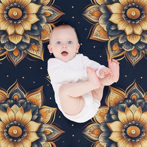 Yoga Meditation Lotus Throw Blankets Blanket Super Soft Warm Bed Blanket Couch Decorative Throw Blankets Living Room Dorm