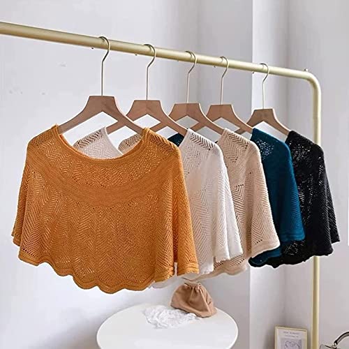 Knitted Sun-Proof Ice Silk Shawl, Knitted Sun-Proof Shawl, Summer Hollow-Out Knit Shawl Wraps, Silk Shawl