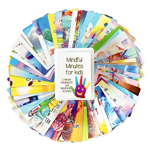 Mindfulness, Meditation and Affirmations Activity Cards for Kids and Teens - in 5 Minutes or Less Daily - Loved by Teachers, Therapists and Parents as a Teaching Tool