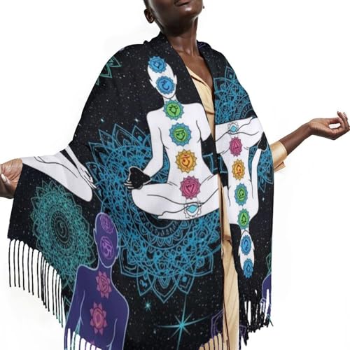 Big Oversized Long Scarves Pashmina Shawl Wrap Women gifts - color: Picture (647)
