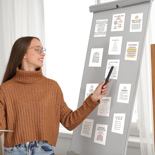 48 Pcs DBT Flashcards Dialectical Behavior Therapy Coping Skills Cards with Binder Rings, Anxiety Coping Skills, DBT Affirmations, Cognitive Distortions, Mental Health Counseling Card Deck - style: DBT