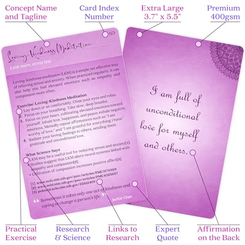 Yoga Cards and Stress Relief Cards Bundle – Yoga Sequencing Deck and Stress Relief Deck with Exercises on Mindfulness, Meditation, Anxiety Relief, and Relaxation