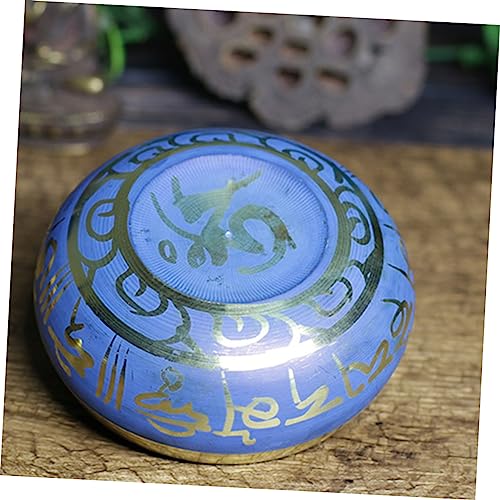 HEMOTON Handcrafted Tibetan Singing Bowl Set for Meditation and Yoga with Cushion and Mallet Calming Sound for Mindfulness and Chakra Healing