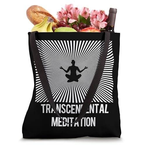 Transcendental Meditation - TM Yoga Mantra Energy Rays Tote Bag