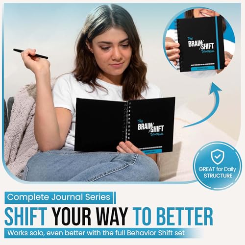 The Behavior Shift Brain Shift Journal: Decisions & Goals - Productivity Planner with Guided Prompts for Personal growth, Goal & Decisions - Gratitude & Manifestation journal -13 Week Self Care Tool