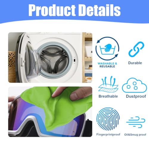 Microfiber Bags with Drawstring Soft Protective Pouch for Blanket,Shoes,Travel Cloth,Camping Bag,Sleeping Bag,Handbag,Winter Coat,Bulky Bedding(4 Pack, Green, 17.7” x 22”)