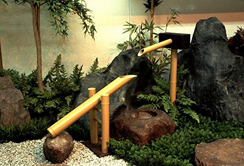 Takasho ES-12 Stand Type Shishiodoshi (W x D x H): Approx. 7.9 x 13.0 x 18.7 inches (20 x 33 x 47.5 cm) - style: Shiodoshi
