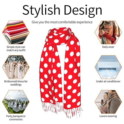 Supdreamc Cashmere Feel Scarf Soft Women Warm Cozy Scarves Multiple Colors - color: Picture (197)