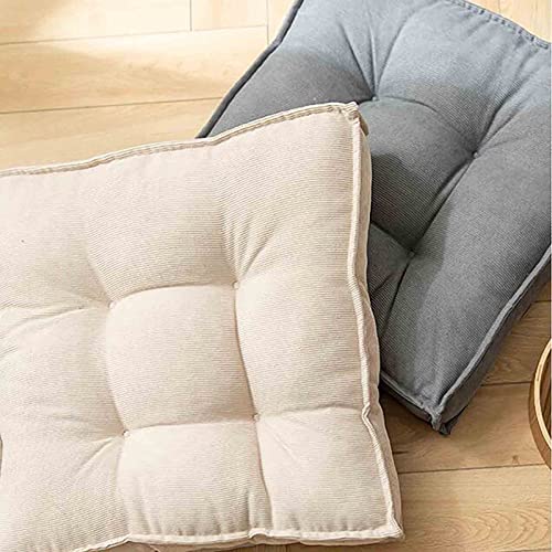 BK&MF Square Meditation Pillow, Floor Seat Pillows Yoga Meditation Cushion Seat CushionTatami for Yoga Living Room Balcony Office Outdoor,A,45x45x8cm(18x18x3inch)