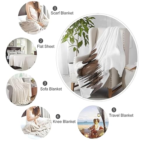 Fleece Blanket Twin 60"x80" Pebble Meditation Throw Blankets for Couch Bed Cozy Soft Warm Lightweight Sofa Blanket, Fleece Blanket Decorative Flannel Blanket