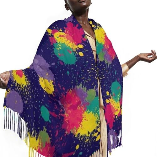 Big Oversized Long Scarves Pashmina Shawl Wrap Women gifts - color: Picture (650)