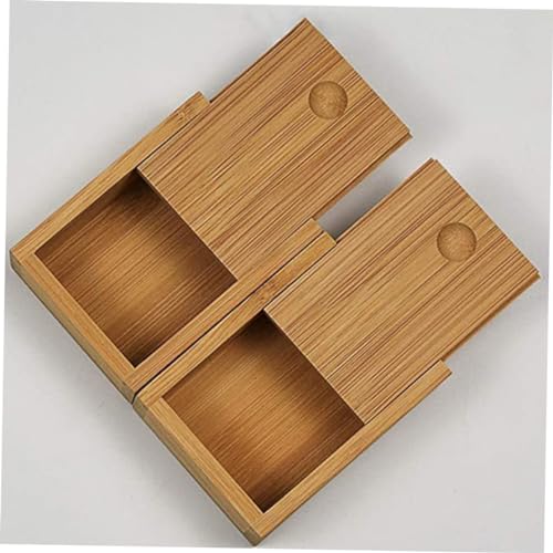minkissy 1Pc Fashionable Storage Box with Pull out Lid Stylish Jewelry Case for Home Office Decoration Friends