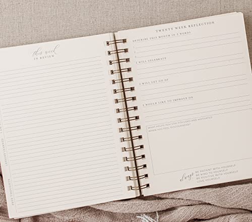 Happiness Guided Journal for Women; Manifest Personal Growth in 5 Minutes A Day; Chai Latte Surround Yourself with Happiness Journal with Daily Prompts; Mental Health Wellness Diary