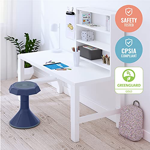 ECR4Kids ACE Active Core Engagement Wobble Stool, 15-Inch Seat Height, Flexible Seating, Navy - color: Navy