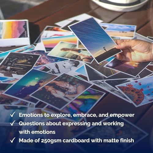 'Feelings Palette' - 52 Cards for Self-expression, Coaching, and Therapy l Express and work with your emotions