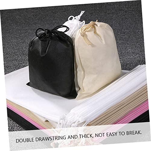 1Set Non Woven Double Drawstring Storage Bag Includes Dustproof Lightweight Portable Organizer for Home Travel