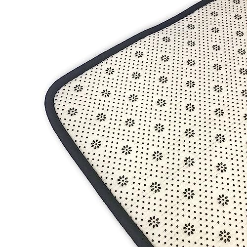 Yoga Meditation Print Flannel Rug 80x58 inch, Soft Non Shedding Memory Foam Floor Mat Warm Noise-Reducing Area Carpet for Bedroom Dining Room Office