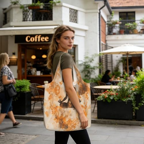 Yoga Meditation (2) For Foldable Shopping Bag, Washable Storage Tote For Work And Travel