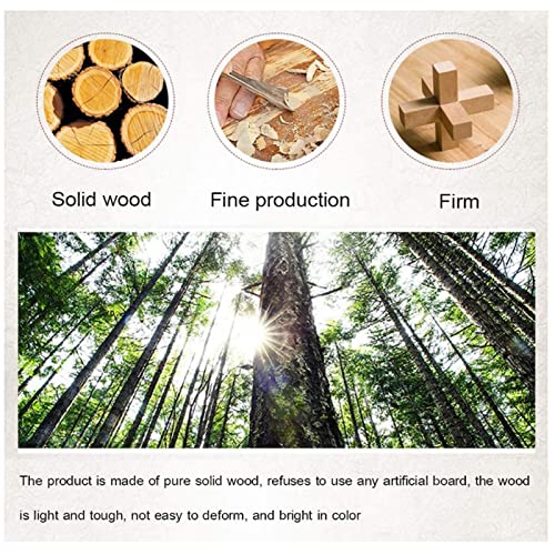 Meditation Bench Portable, Meditation Stool Kneeling with Foldable Legs Hinges Yoga Benches Ergonomic Bamboo Wooden Chair Folding Prayer Seat for Deeper Meditation(Color:Wood Color)