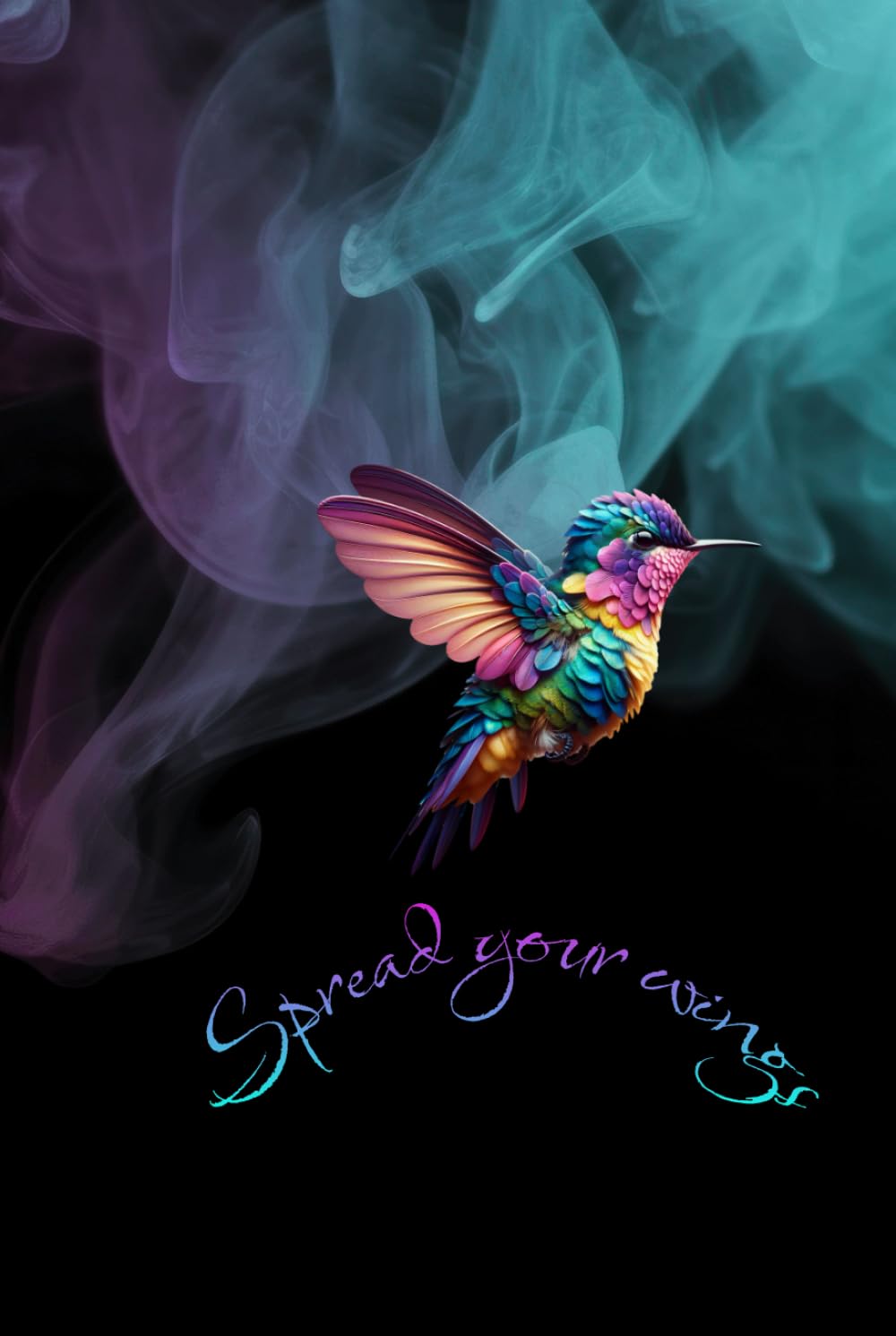 “Spread Your Wings” colorful bird Journal – Vibrant Cover Art & 120 Pages, 6" by 9" size, each page with Matching Watermark.: A Vibrant, Uplifting ... Daily Writing, Reflection, and Creativity.