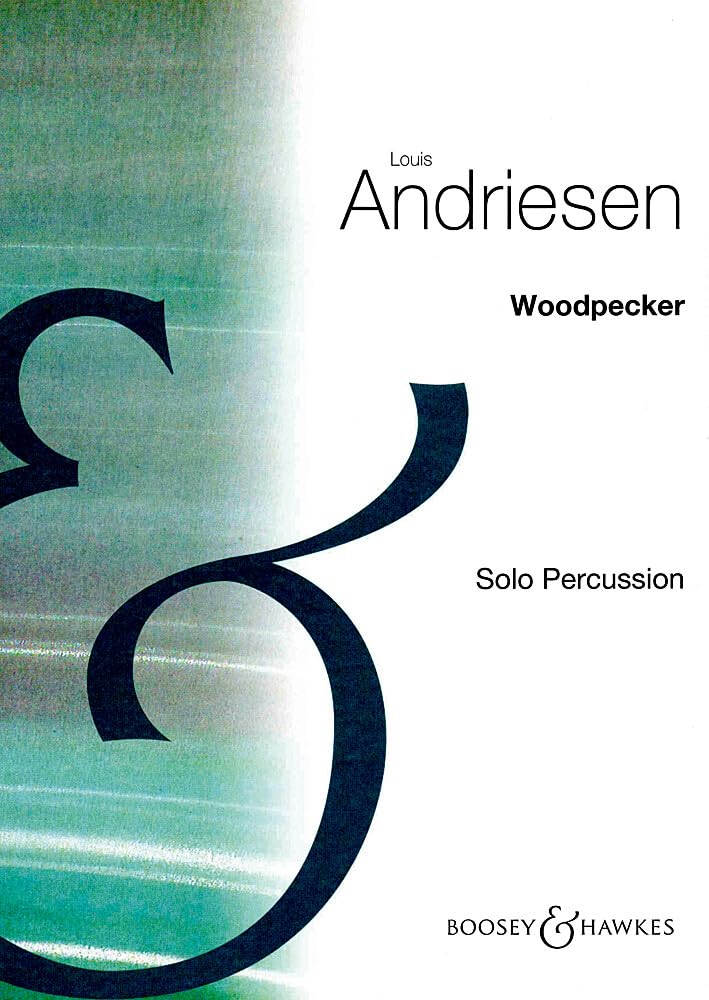 Woodpecker: Percussion (6 wood blocks, 5 temple blocks, marimba).