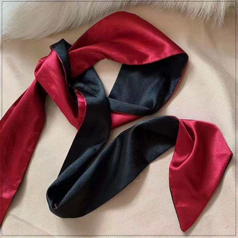 Yoga Black And Red Classic Scarf Accessories, Soft And Multifunctional Training Belt Accessories, Can Be Used For Meditation - Q