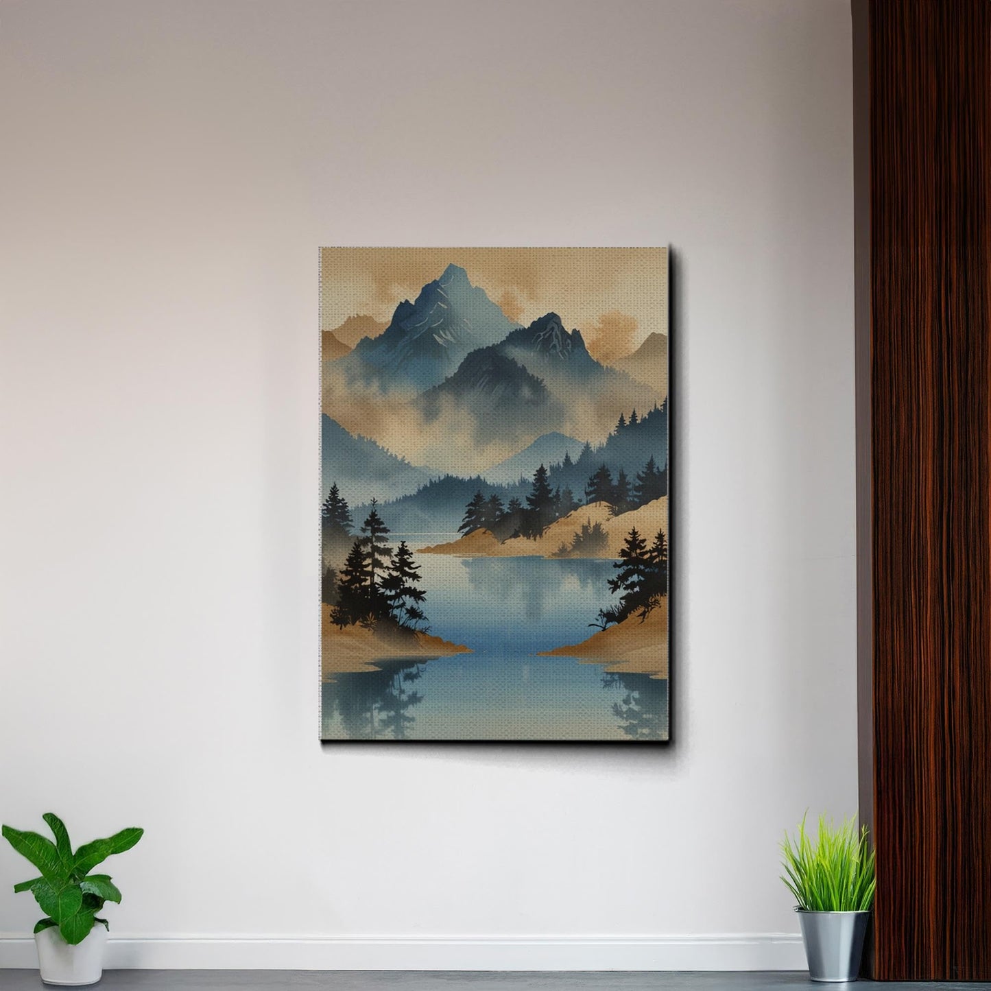 Japanese Wall Art, Minimalist Wall Art, Neutral Abstract Art, Modern Minimalist, Zen Wall Art, Zen Printed Wall Art, Japanese Art Print, Print On Canvas, Wall
