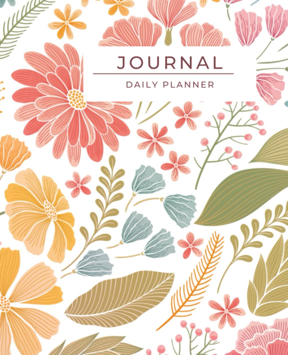 Journal Notebook: Journal Notebook for daily planner| 110 pages, 7.5x9.5"
