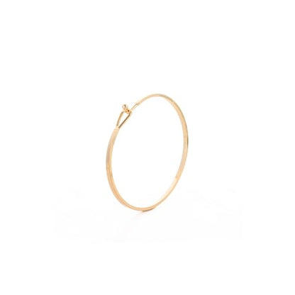 Dainty Gold Bar Bracelets for Women 18K Gold Plated Handmade Minimalist Bangle Adjustable Simple Delicate Cuff Bangle Hook Bracelets Trendy Jewelry Gifts - color: Gold
