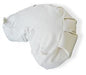 Crescent Heart Meditation Cushion - Buckwheat Solid Cover