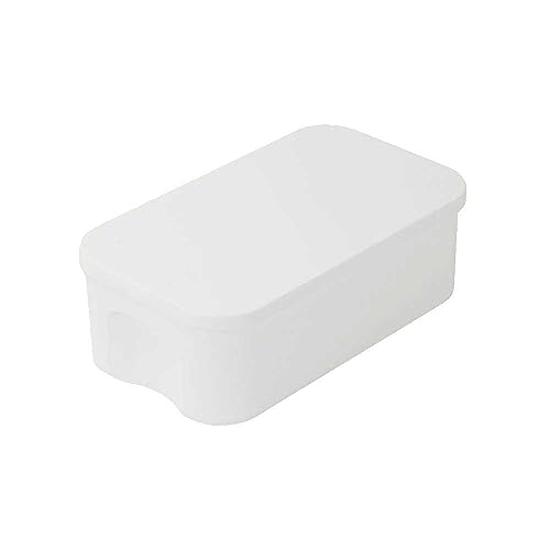 PEARL METAL Liberty Corporation Soft Storage Box with Lid, S, White LD-476 - color: white, style: S