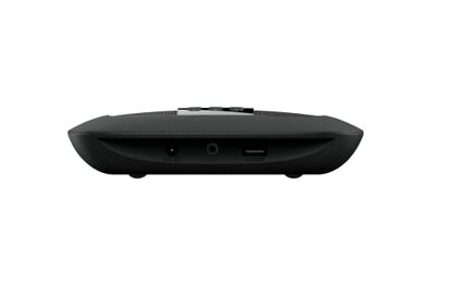 WELLUR - Stereo Sound White Noise and Natural Sound Sleep Machine with Relaxing Spa Music. Dual Build in Speakers & 3.5mm Headphone Jack, with Timer Option and USB 2.1A Port. Adapter Included (Black)