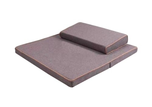 Meditation Cushion - Floor Pillow for Adults - Floor Seating & Meditation Pillow - Yoga Bolster with Washable Cover(Size:60x60cm(24x24inch),Color:Gray1) - color: Gray1, size: 60x60cm(24x24inch)