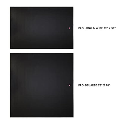 Manduka PRO Yoga Mat - 6mm | Lifetime Durability | Hygienic Construction | Premium Studio Quality | Teacher Approved - color: Black, size: 78" x 78"
