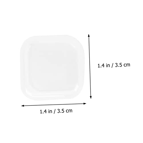 SHERCHPRY Stylish Pp Plastic Storage Boxes 20pcs Jewelry Organizer Desktop Case Home Office School Container (35x35x18mm)