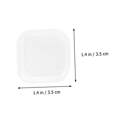 SHERCHPRY Stylish Pp Plastic Storage Boxes 20pcs Jewelry Organizer Desktop Case Home Office School Container (35x35x18mm)