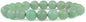 Angelstones Handmade Natural Healing Gemstone 8mm Round Beads Stretch Crystal Bracelet 7 Inch Unisex - color: Matt Frosted Green Aventurine