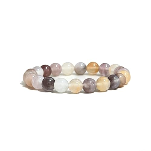Beaded Bracelets for Women,Stretch Healing Crystal Bracelet Natural Stone Gemstone Jewelry Gifts - color: Style Q-Multicolor C