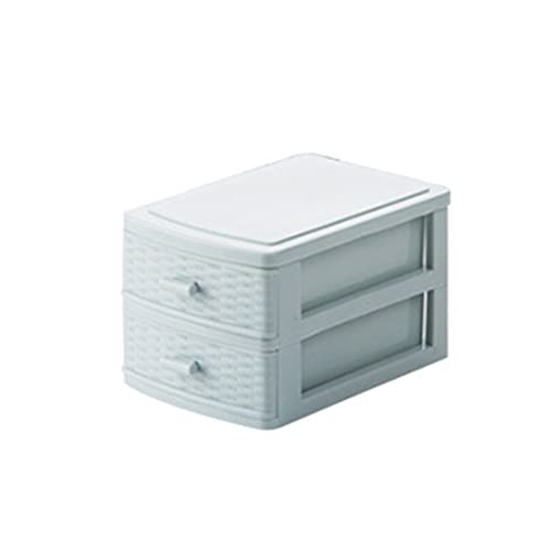 Storage Containers Drawer Mini Desktop Storage Box Multi-Layer Cosmetics Finiing Box Jewelry Storage Case Boxes (Color : OneColor) - color: Onecolor