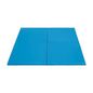 ECR4Kids SoftZone Play Patch Activity Mat Squares, Modular Playmat, French Blue, 4-Pack - color: French Blue