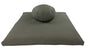 Buckwheat Zafu and Zabuton Meditation Cushion Set (2pc) - color: Olive