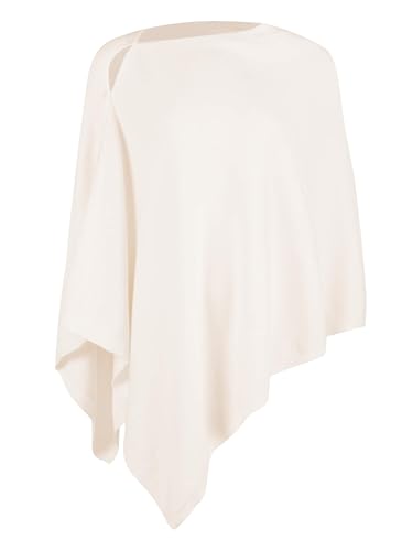 Lacretazhi Women'S Shawl Wraps Poncho Sweater Lightweight Knit Scarf With Buttons Versatile Cape Cardigan Spring Summer Fall - color: Beige Pink